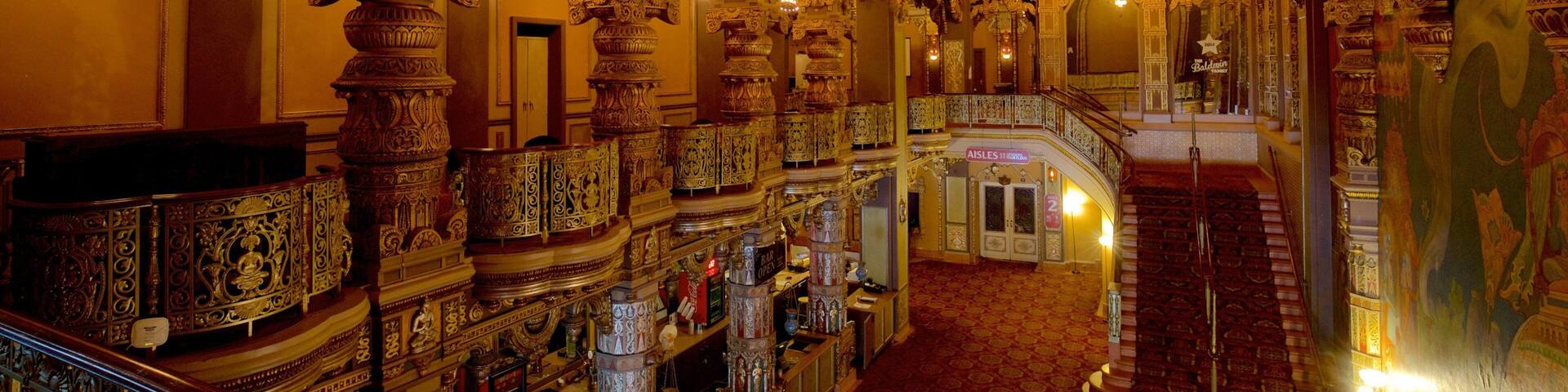 Landmark Theatre showing interior views and heritage elements