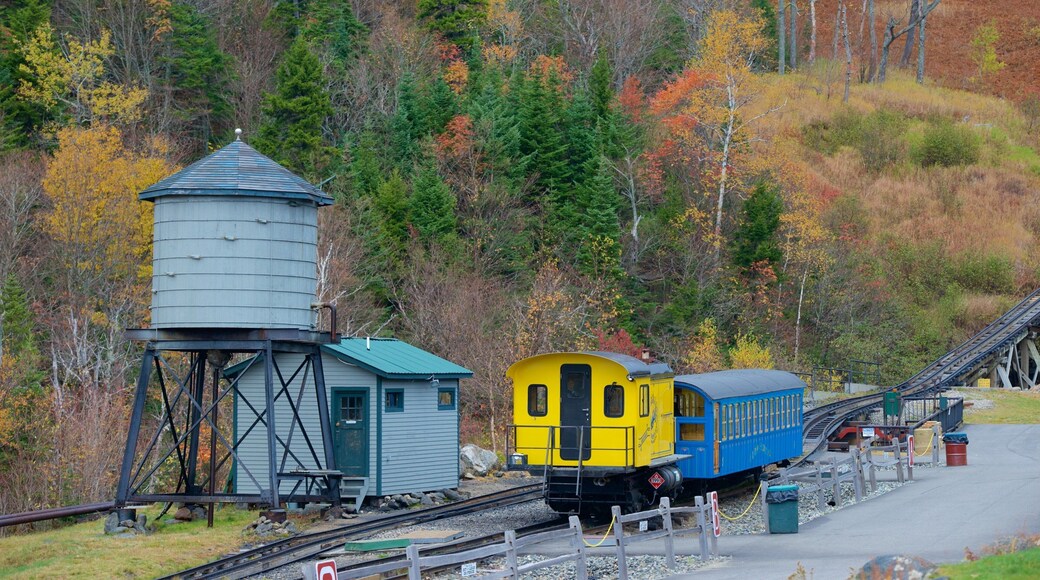 워싱턴산 산악열차 을 보여주는 철도 물품