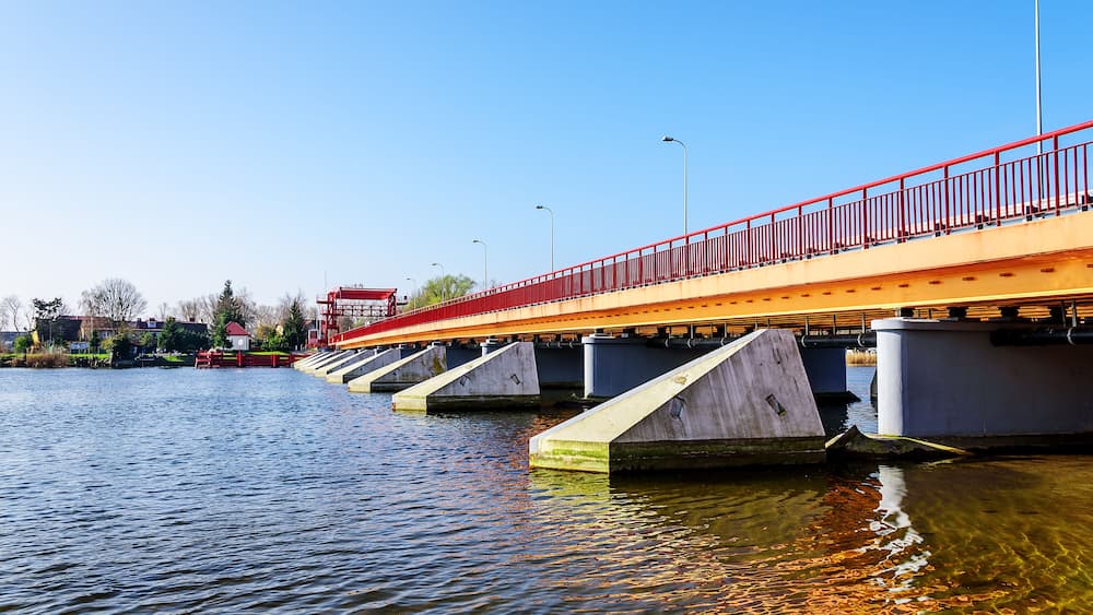 Bridge Dzowwn Westpommern East Coast Dziwnow River; Shutterstock ID 637662673