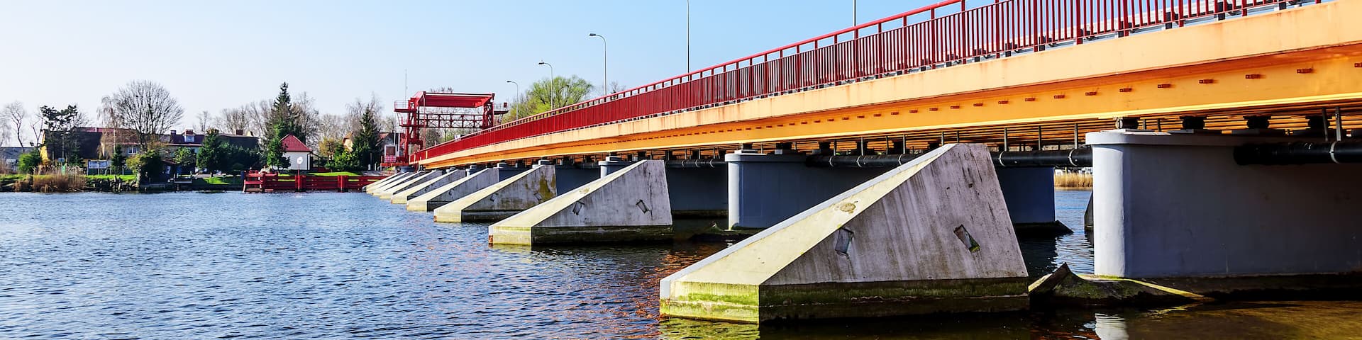 Bridge Dzowwn Westpommern East Coast Dziwnow River; Shutterstock ID 637662673