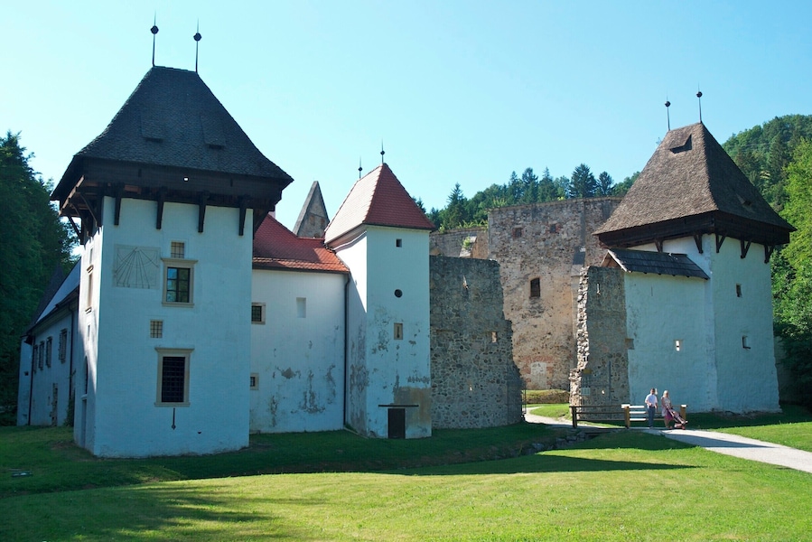 Beautiful fortified monastry (the restaurant is apparently very good - unfortunately for us it was closed due to two wedding parties)