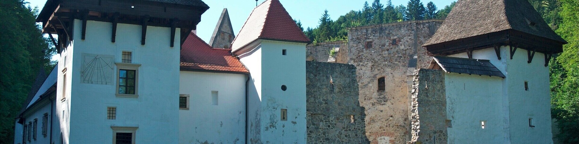 Beautiful fortified monastry (the restaurant is apparently very good - unfortunately for us it was closed due to two wedding parties)