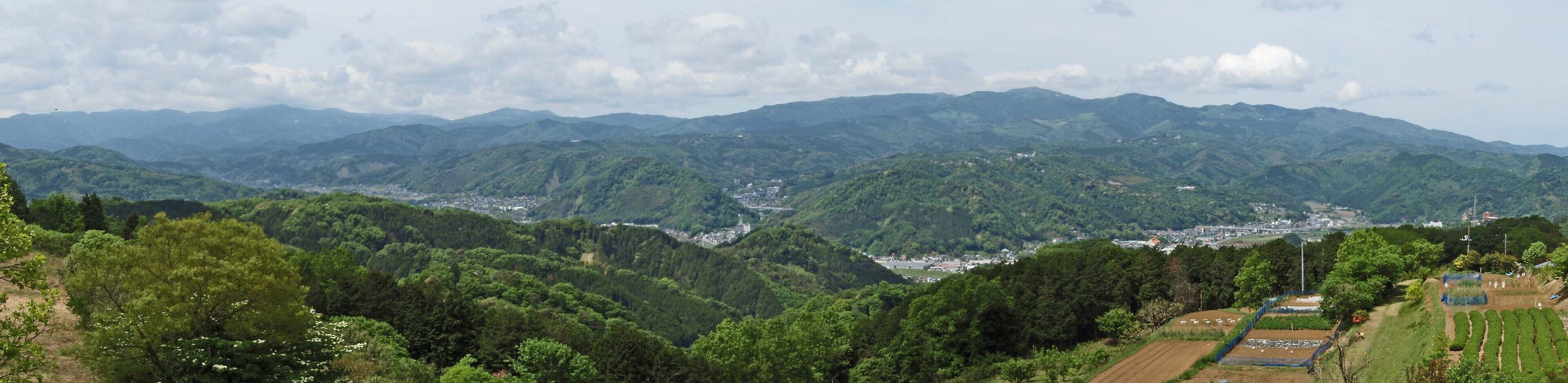 A view from the Izu city in Shizuoka prefecture, Japan.