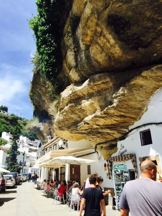 Amazing building built into rocks