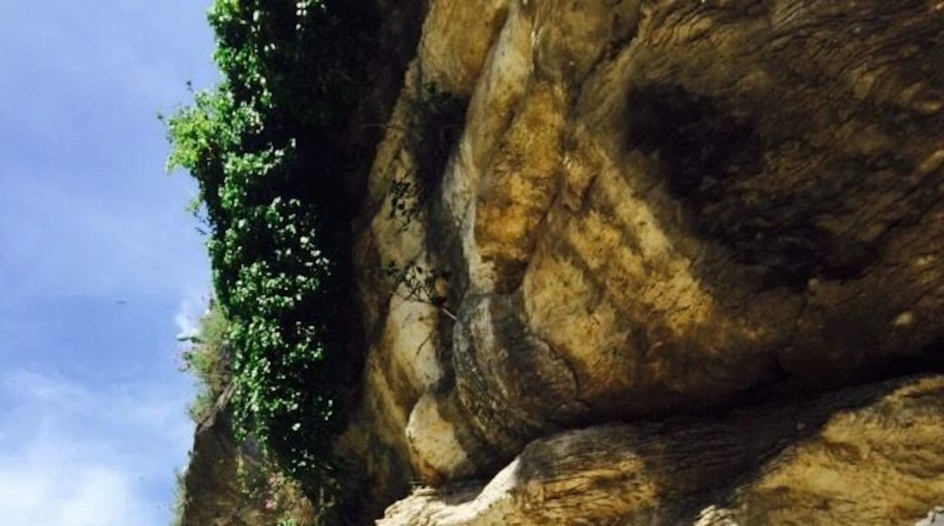 Amazing building built into rocks