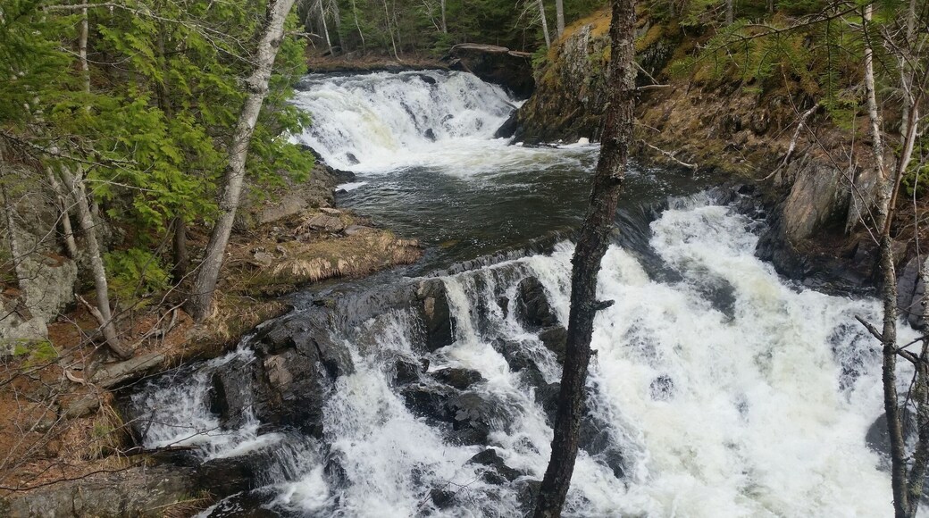 Short hike to these falls near Shin Pond Village