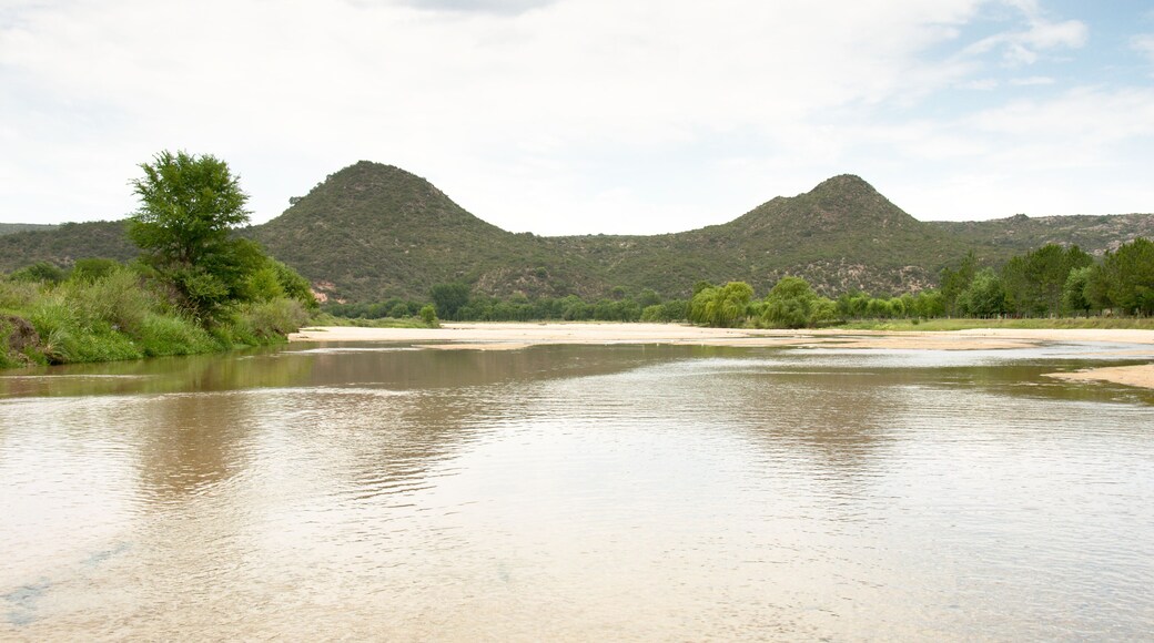 Panoramic view at the Los Sauces river. Nono, Cordoba, Argentina.
