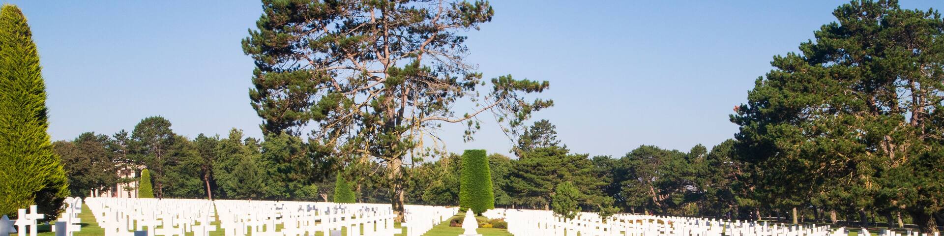 Cimitero memoriale Americano Normandia . Sbarco in Normandia
