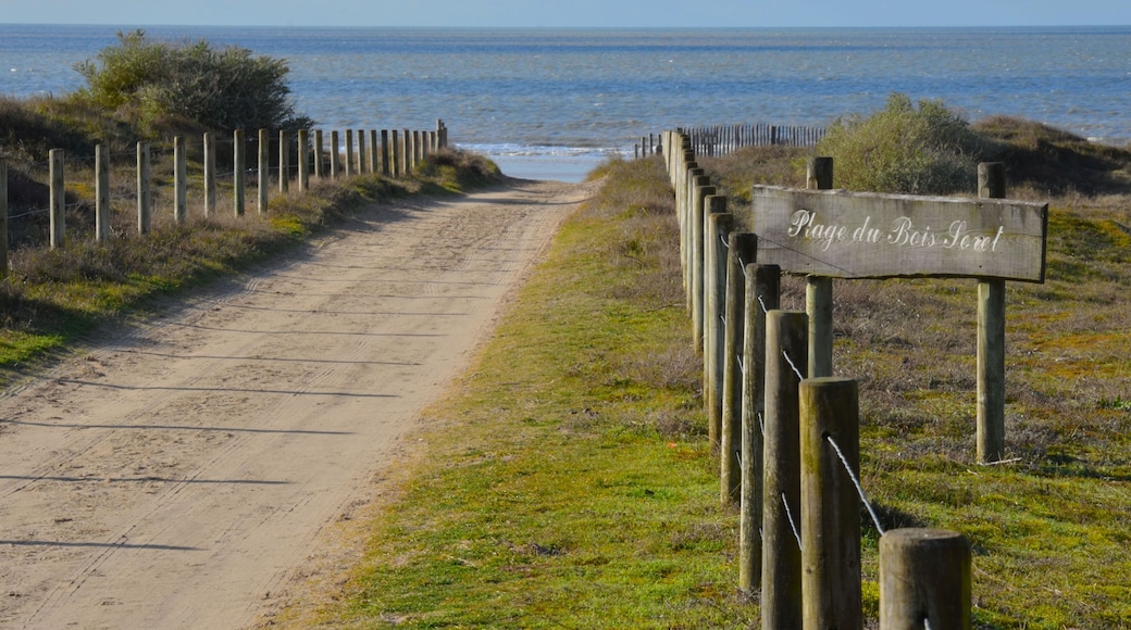 Plage du bois Soret. Notre Dame de Monts, Vendée, France