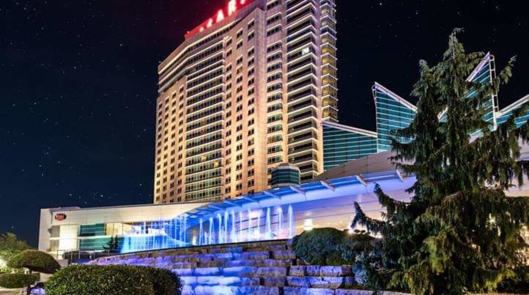 Caesars Windsor at night