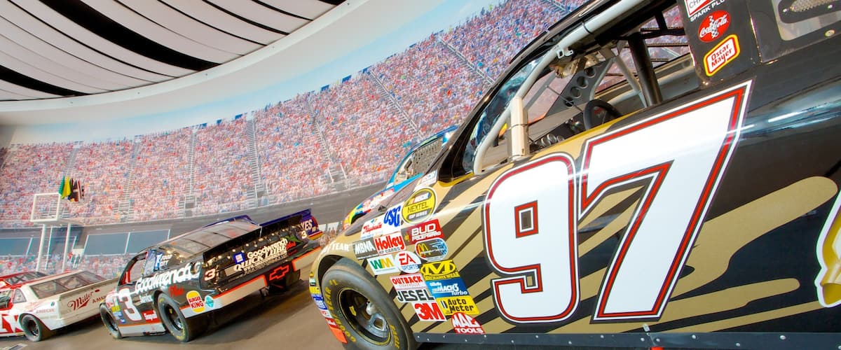 NASCAR Hall of Fame featuring a sporting event and interior views