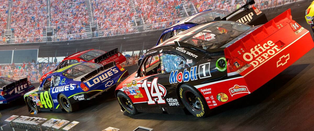 NASCAR Hall of Fame showing interior views and heritage elements