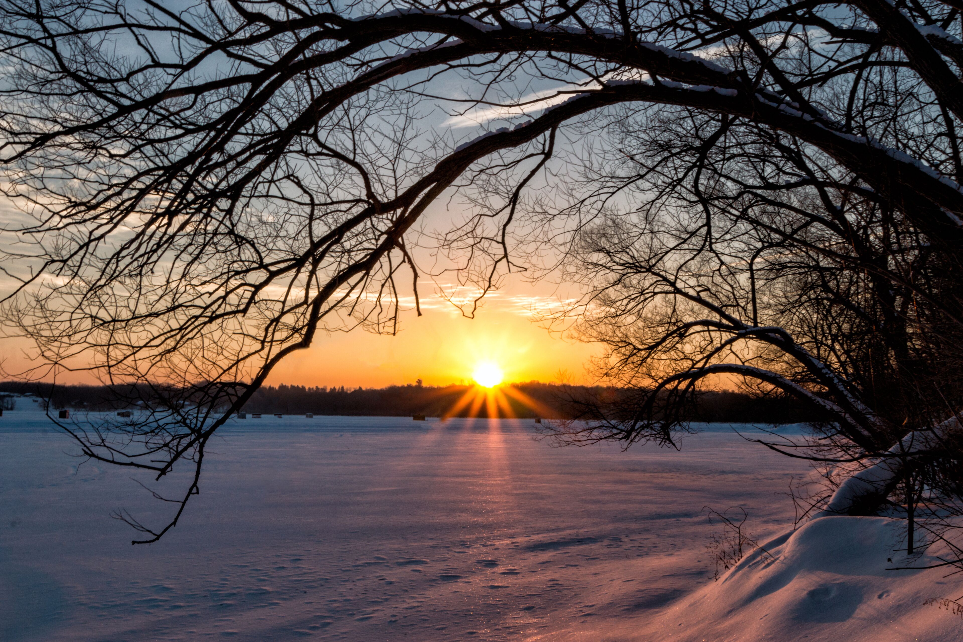 Sunrise on Muskrat Lake
