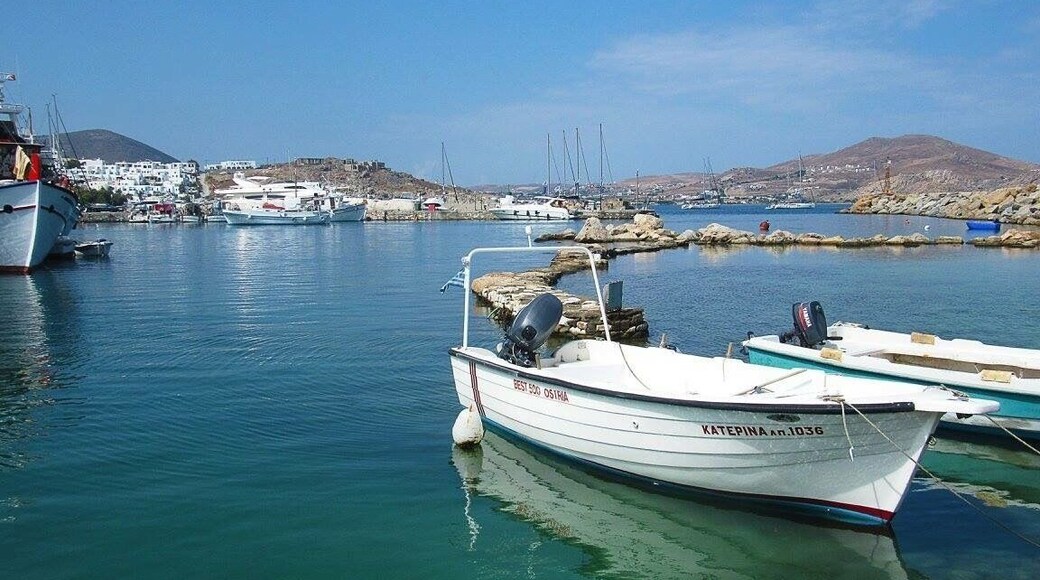Naousa is a great town to visit on the island of Paros in Greece. There's great shopping, food, and places by the water to cool off. In fact, and old Venetian fort surrounds the port of Naousa which you can walk along and see all the fishermen coming back with their catches.
#aquatrove