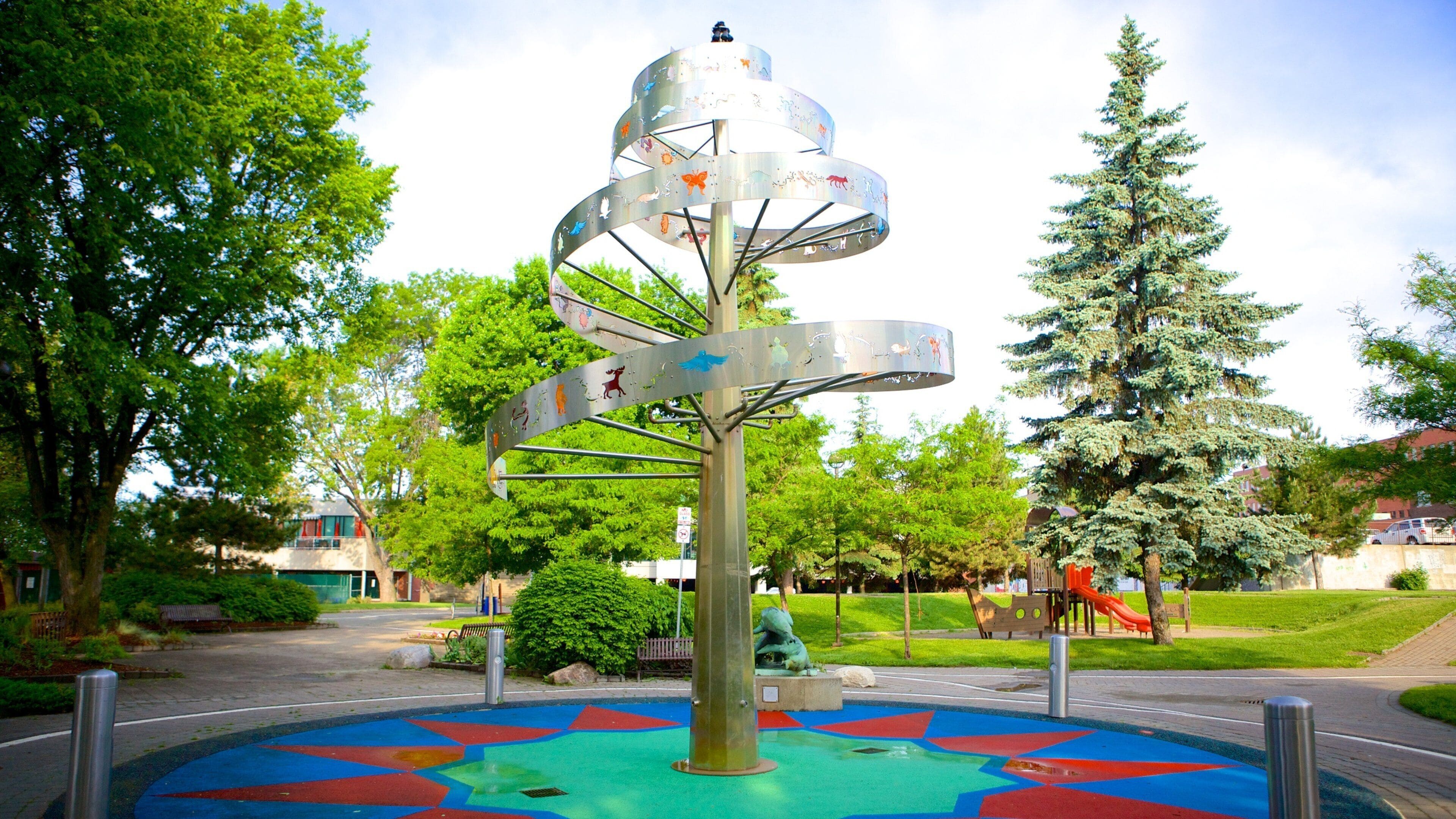 Sudbury ofreciendo un parque y arte al aire libre