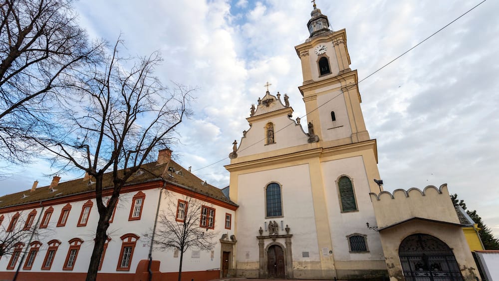 Franciscan Church in Gyongyos, Hungary