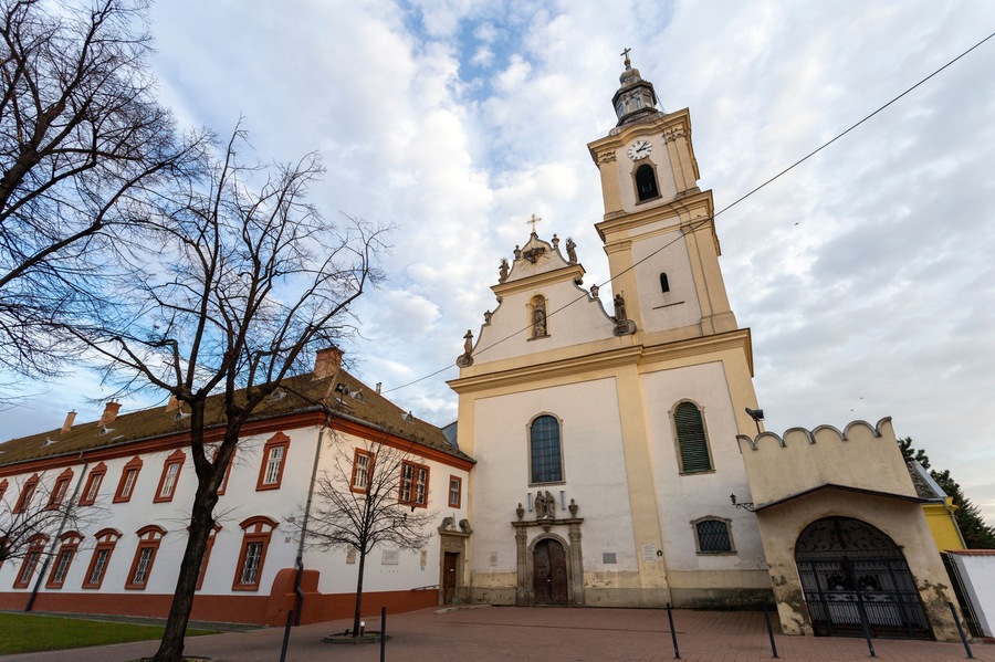 Franciscan Church in Gyongyos, Hungary