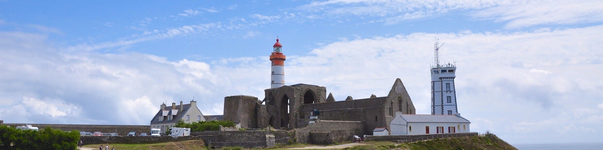 Lighthouse of the Pointe Saint Mathieu, Finistère, Brittany
Only 163 steps to get an amazing view on the top of this lighthouse...