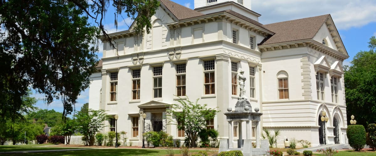 Brooks County Court house in Georgia