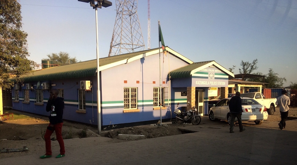 Border crossing between Zambia and Botswana. Very bureaucratic