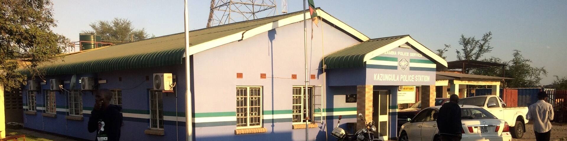 Border crossing between Zambia and Botswana. Very bureaucratic