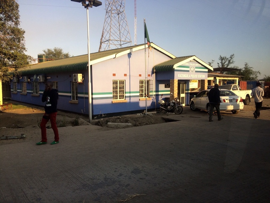 Border crossing between Zambia and Botswana. Very bureaucratic