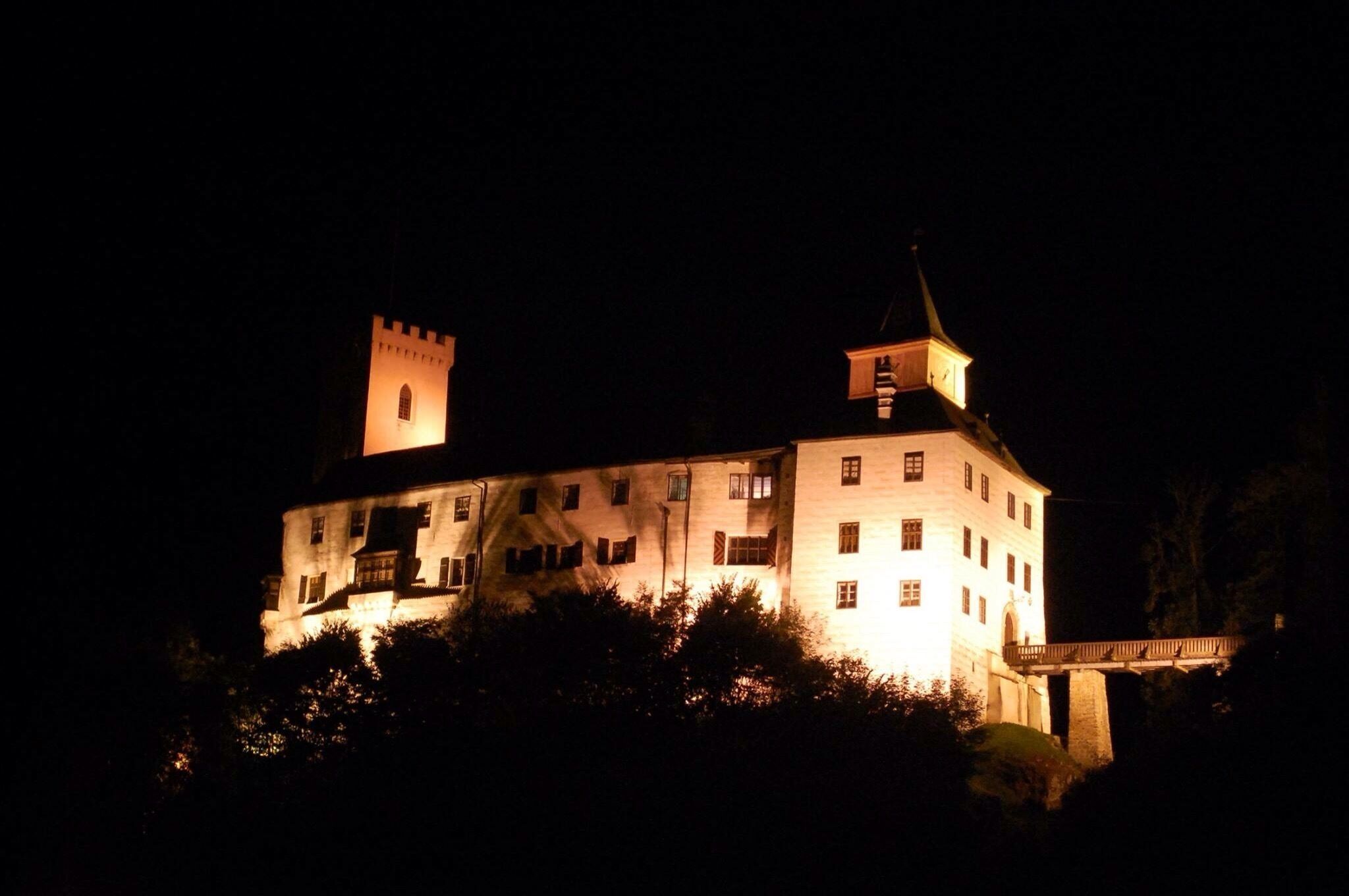Castle in Rožmberk nad Vltavou.

The town is tourist destination and popular stop for people rafting along in Vltava River.