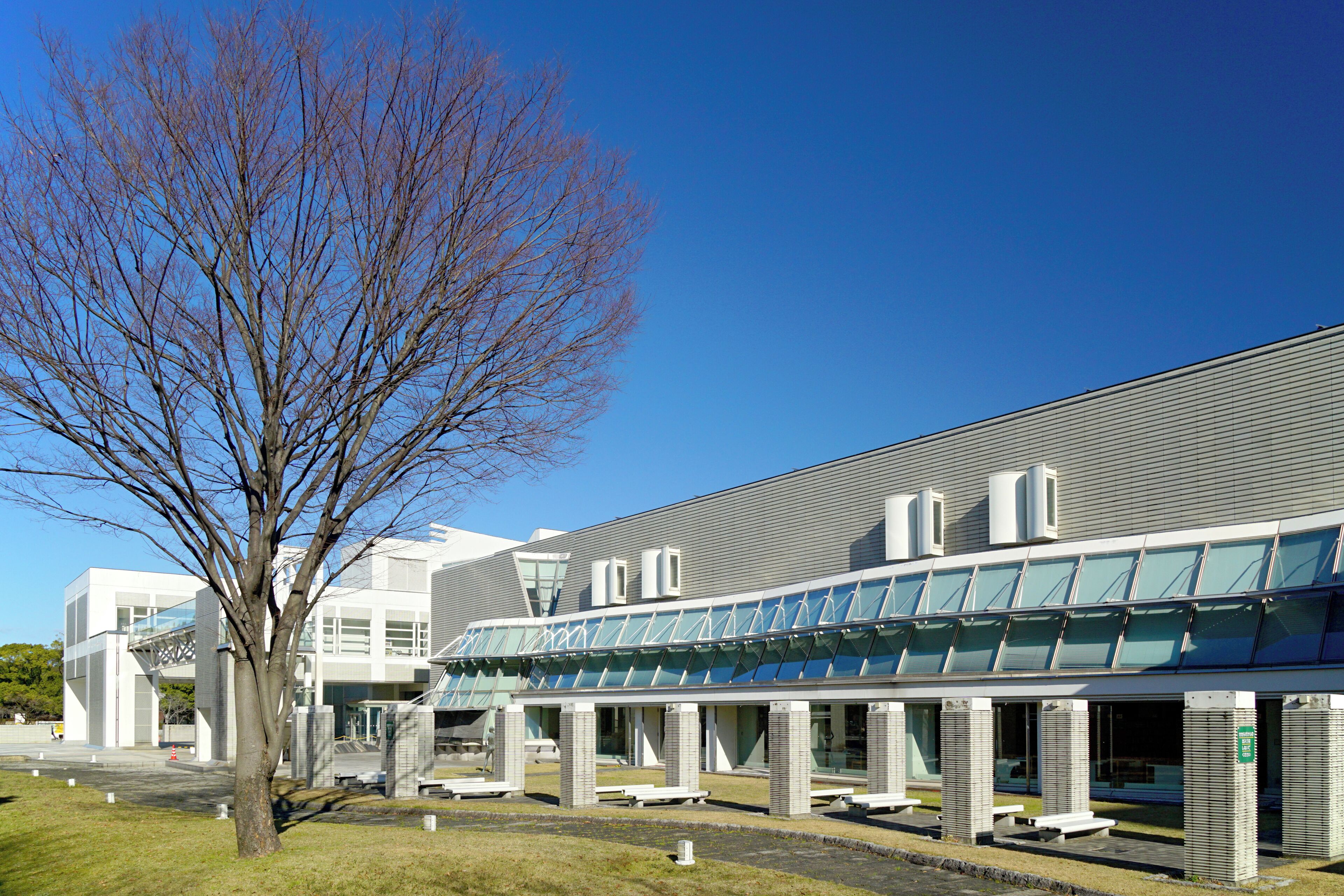 Gifu Prefectural Library in Gifu, Gifu prefecture, Japan