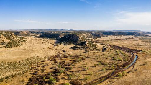 Comanche National Grassland - La Junta, Colorado. Aerial Drone Photo
