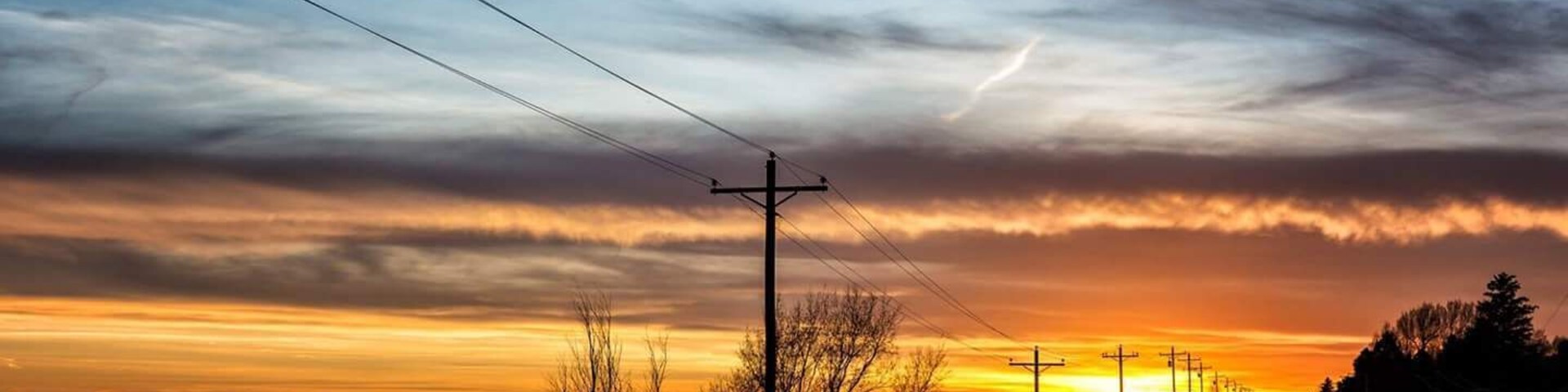 Beautiful sunset on a very long work day. Burlington is a small farmers town with its own charm, away from the stress of the big cities.