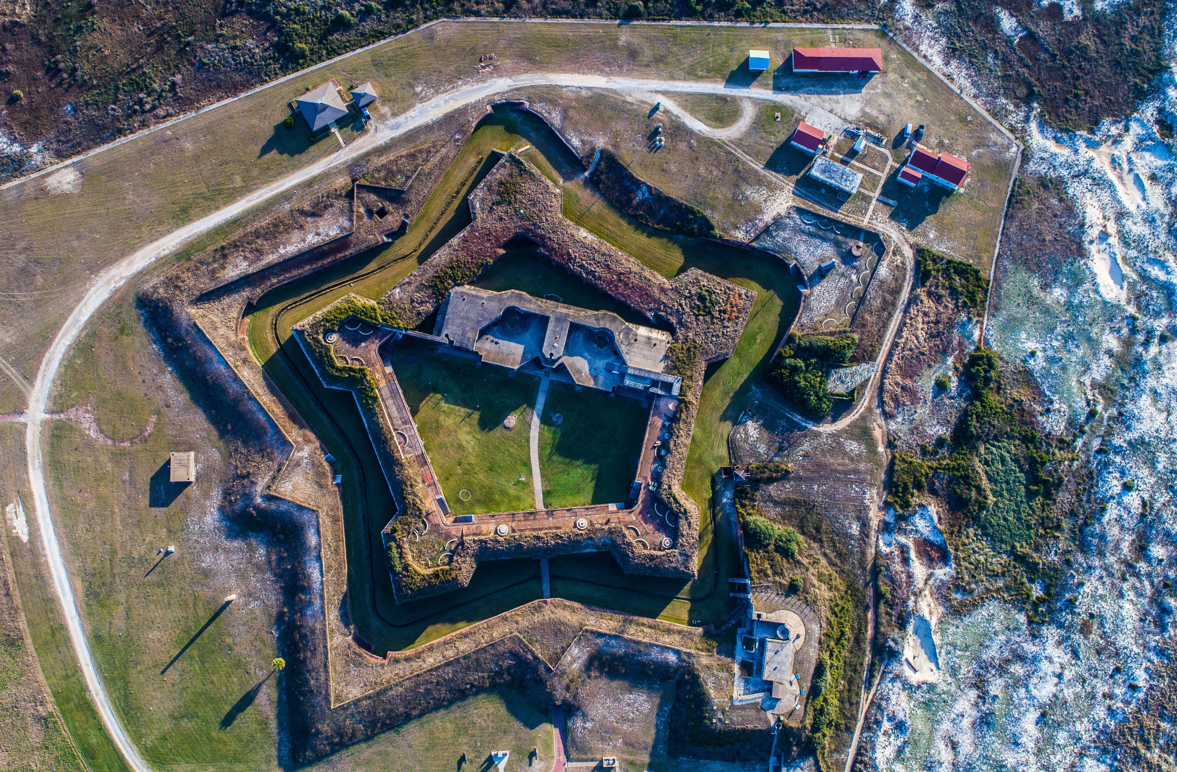Fort Morgan State Park Aerial/Drone