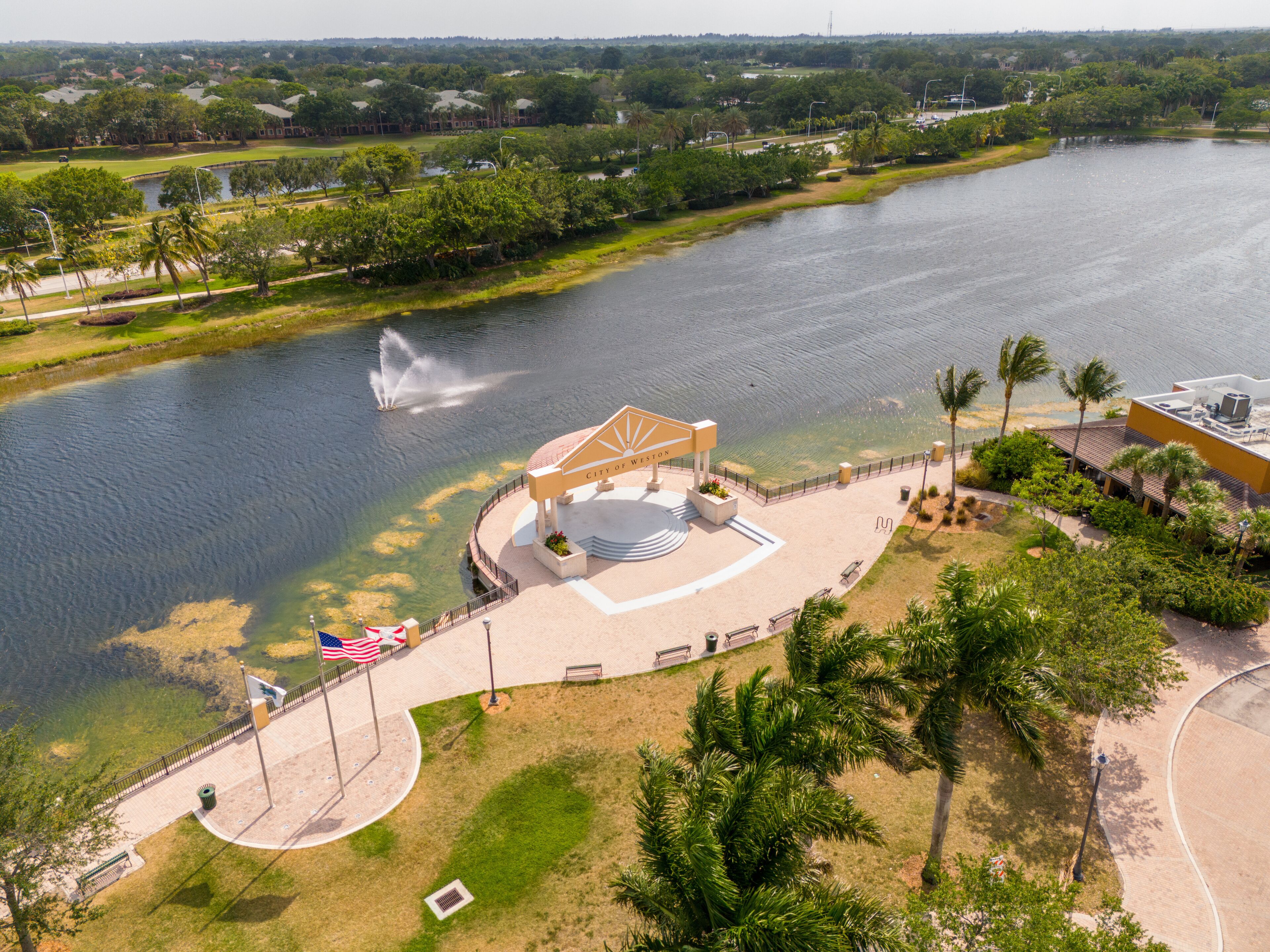 Aerial photo Weston Florida USA 2024