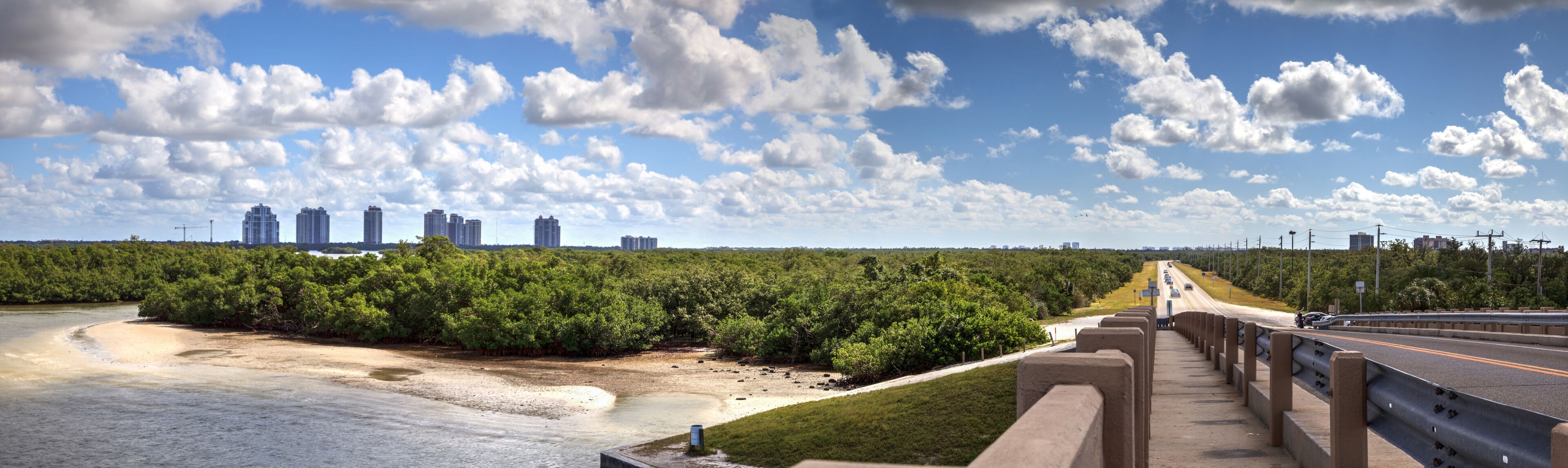 New Pass Bridge over Estero Bay in Bonita Springs