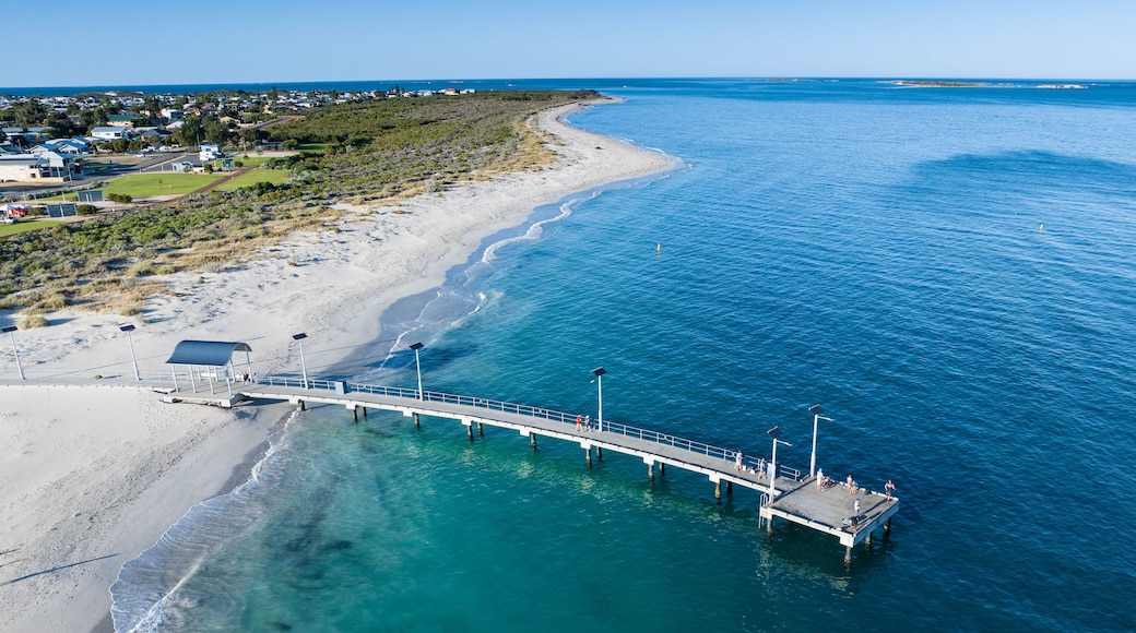 drone photo of Jetty at Jurien Bay Western Australia