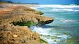 Jupiter Beach featuring rugged coastline, waves and general coastal views
