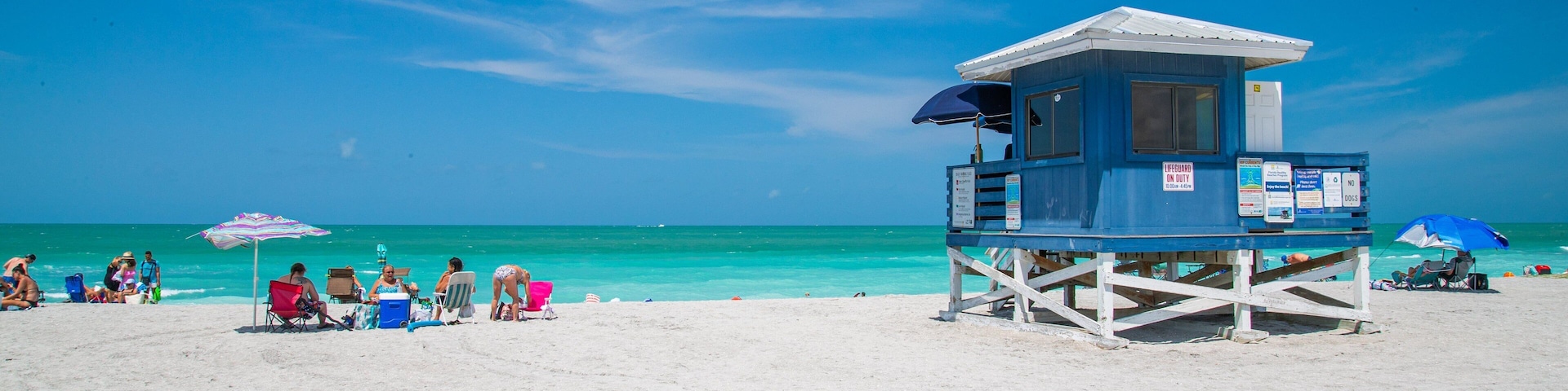 Venice Beach showing a beach and general coastal views