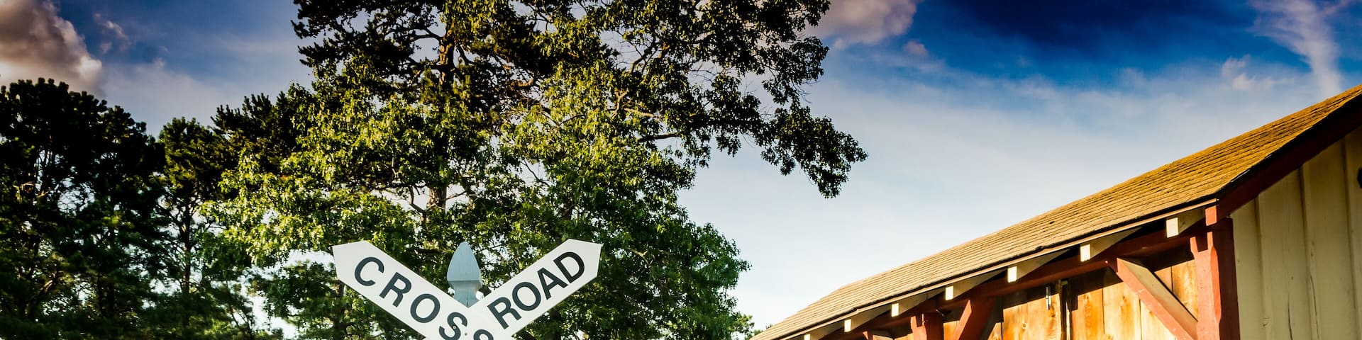 Smithville New Jersey Railroad Crossing