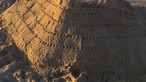 Sandcastle in the evening sun at the Baltic Sea beach of Trassenheide, Usedom Island
#AquaTrove