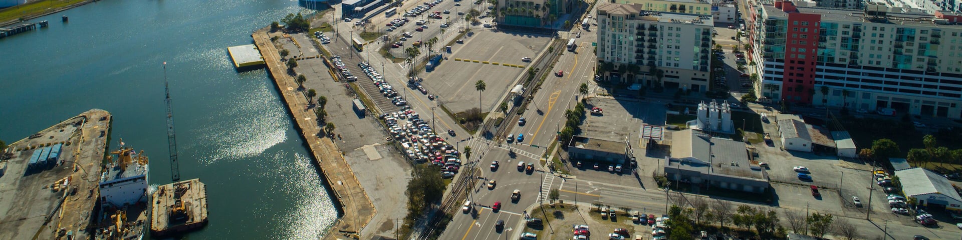 Aerial photo Port of Tampa Florida