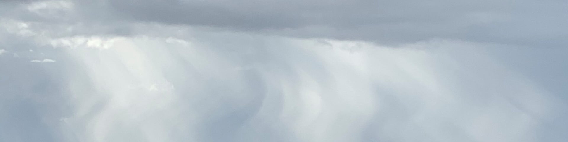 Rain shower over Lake Okeechobee.