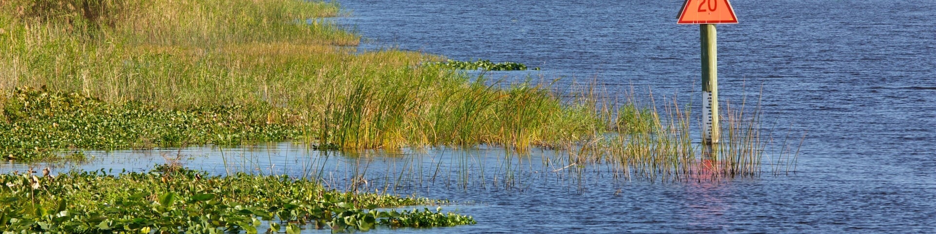 Lake Okeechobee featuring landscape views and a lake or waterhole