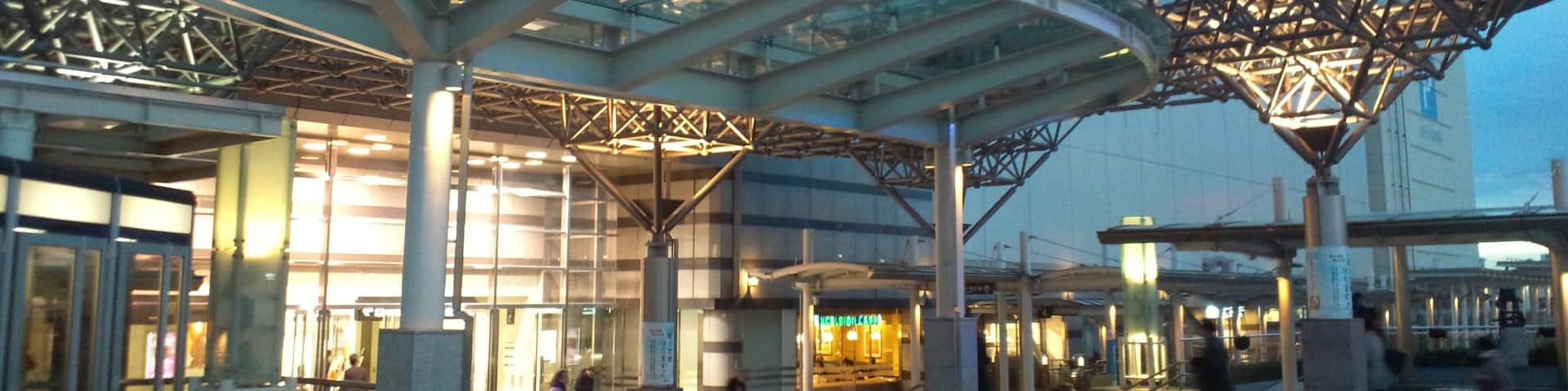 豊橋駅の入口(2014年)