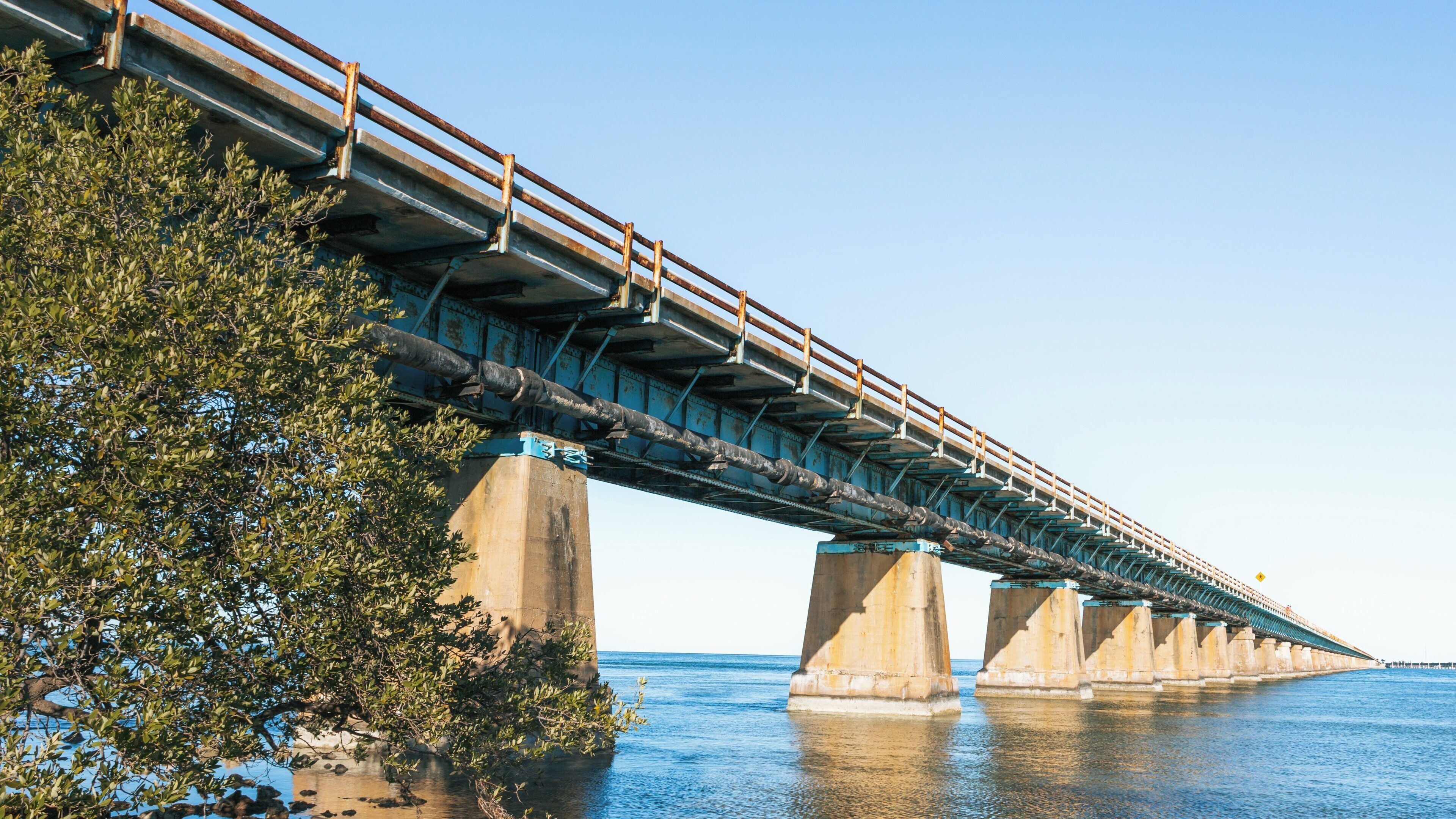 Visit Seven Mile Bridge in Marathon Florida for stunning views and a unique experience over the water