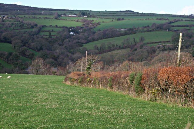 Valley below KIt Hill This used to be mining country.
