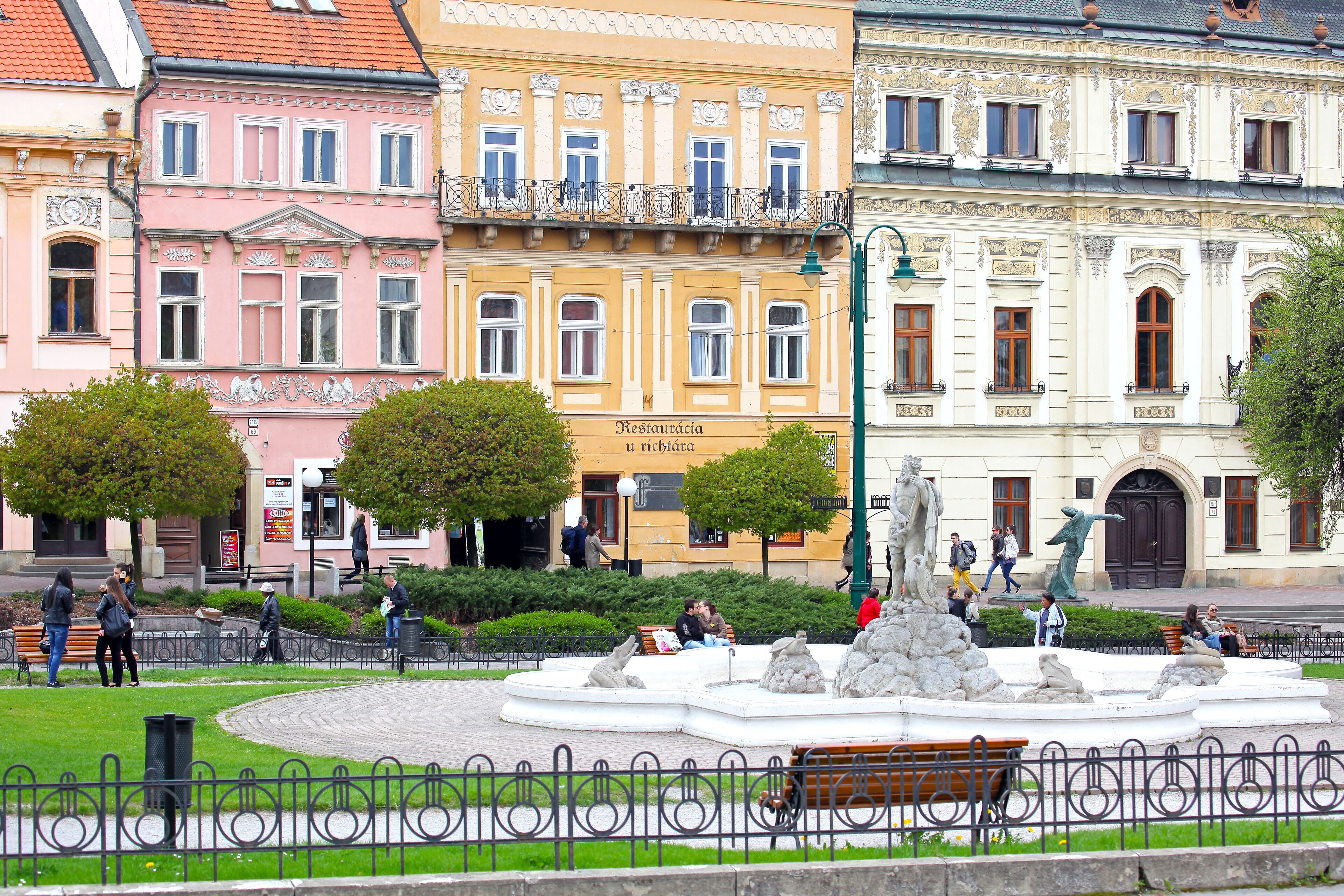 Centre of city Presov, Slovakia