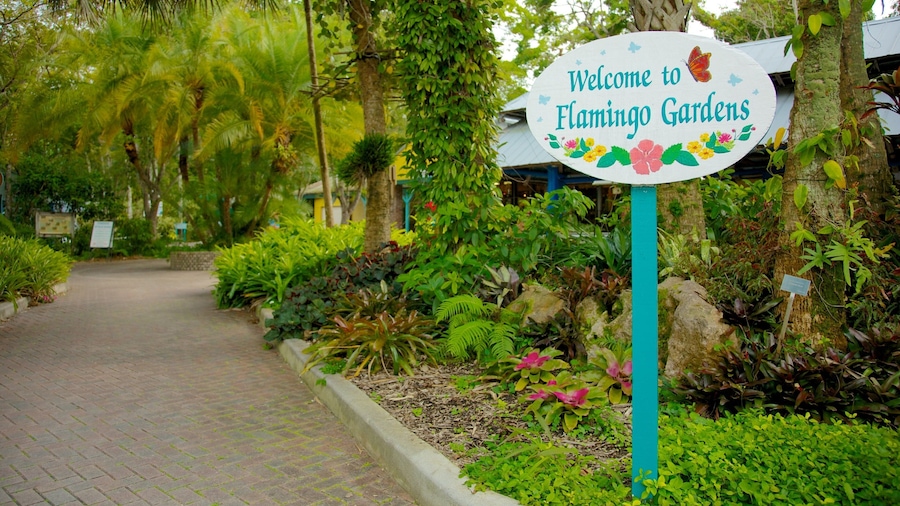 Flamingo Gardens inclusief landschappen, een tuin en bewegwijzering