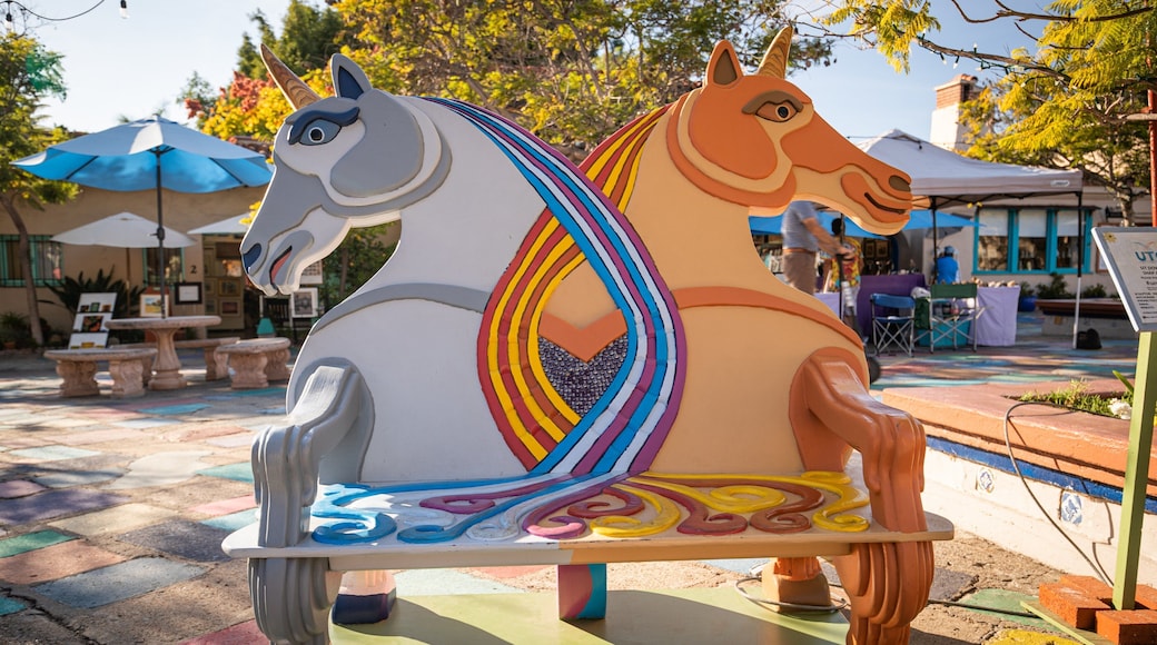 Spanish Village Art Center which includes outdoor art