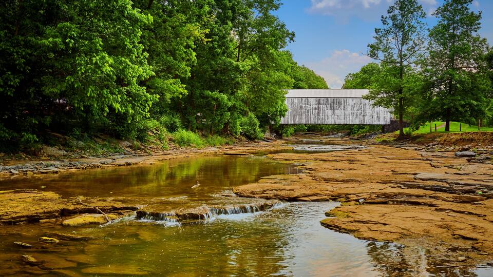 White Covered Bridge