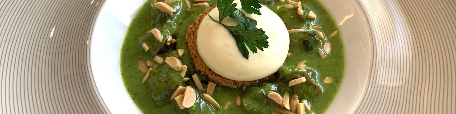 Even if you never wanted to try French snails (escargot), it’s worth expanding your horizons here. The snails were tender and small, and covered in a rich sauce. I was surprised they were served sans-shell, but it made them easy to enjoy.