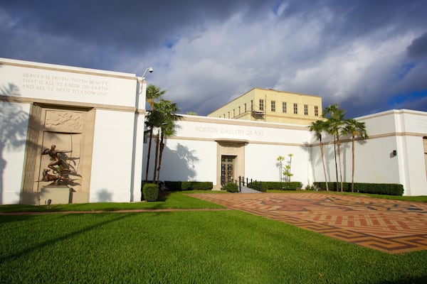 Norton Museum of Art featuring heritage architecture
